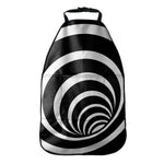 Black And White Optical Illusion Print Car Seat Organizers