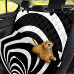 Black And White Optical Illusion Print Pet Car Back Seat Cover