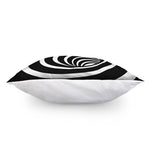 Black And White Optical Illusion Print Pillow Cover