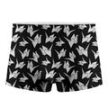 Black And White Origami Pattern Print Men's Boxer Briefs