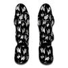 Black And White Origami Pattern Print Muay Thai Shin Guard