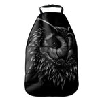 Black And White Owl Print Car Seat Organizers