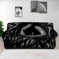 Black And White Owl Print Sofa Cover