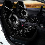 Black And White Owl Print Universal Fit Car Seat Covers