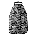 Black And White Palm Leaves Print Car Seat Organizers