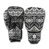 Black And White Pendleton Navajo Print Boxing Gloves