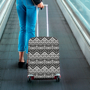 Black And White Pendleton Navajo Print Luggage Cover