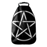 Black And White Pentagram Symbol Print Car Seat Organizers