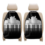 Black And White Piano Keyboard Print Car Seat Organizers