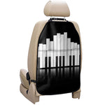 Black And White Piano Keyboard Print Car Seat Organizers