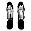 Black And White Piano Keyboard Print Muay Thai Shin Guards