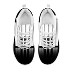 Black And White Piano Keyboard Print White Sneakers