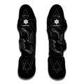 Black And White Pisces Sign Print Muay Thai Shin Guards