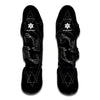 Black And White Pisces Sign Print Muay Thai Shin Guard