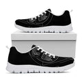 Black And White Pisces Sign Print White Running Shoes