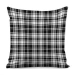 Black And White Plaid Pattern Print Pillow Cover