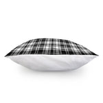Black And White Plaid Pattern Print Pillow Cover
