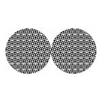 Black And White Playing Card Suits Print Car Coasters