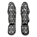 Black And White Playing Card Suits Print Muay Thai Shin Guards