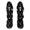 Black And White Rabbit Pattern Print Muay Thai Shin Guard