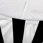 Black And White Radial Rays Print Sofa Cover