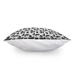 Black And White Rat Pattern Print Pillow Cover