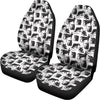 Black And White Rat Pattern Print Universal Fit Car Seat Covers