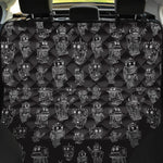 Black And White Robot Pattern Print Pet Car Back Seat Cover