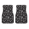Black And White Rocket Pattern Print Front Car Floor Mats