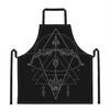 Black And White Sagittarius Sign Print Apron