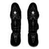 Black And White Sagittarius Sign Print Muay Thai Shin Guard