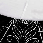 Black And White Sagittarius Sign Print Sofa Cover