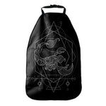 Black And White Scorpio Sign Print Car Seat Organizers