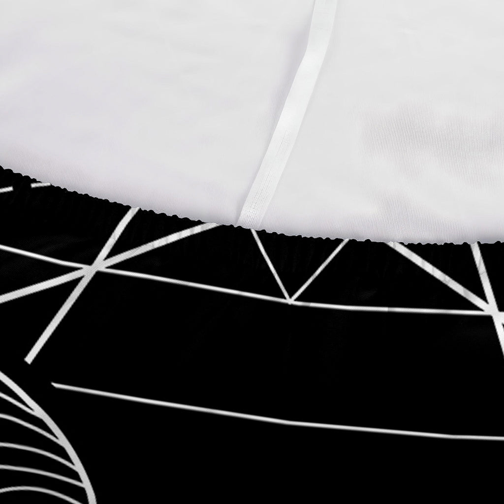 Black And White Scorpio Sign Print Sofa Cover