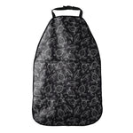 Black And White Sea Turtle Pattern Print Car Seat Organizers