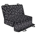 Black And White Sea Turtle Pattern Print Pet Car Back Seat Cover