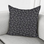 Black And White Sea Turtle Pattern Print Pillow Cover