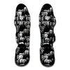 Black And White Sheep Pattern Print Muay Thai Shin Guard