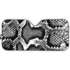 Black And White Snakeskin Print Car Sun Shade