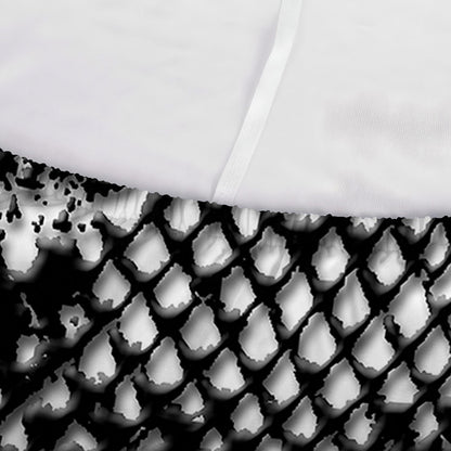Black And White Snakeskin Print Sofa Cover