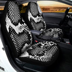 Black And White Snakeskin Print Universal Fit Car Seat Covers