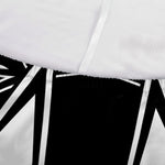 Black And White Spartan Helmet Print Sofa Cover