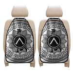 Black And White Spartan Warrior Print Car Seat Organizers