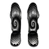 Black And White Spiral Dot Print Muay Thai Shin Guard