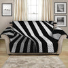 Black And White Spiral Twist Illusion Print Loveseat Protector