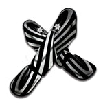Black And White Spiral Twist Illusion Print Muay Thai Shin Guard