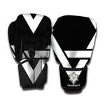 Black And White Star of David Print Boxing Gloves