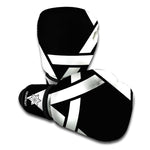 Black And White Star of David Print Boxing Gloves