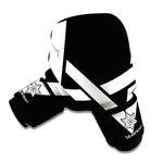 Black And White Star of David Print Boxing Gloves