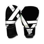Black And White Star of David Print Boxing Gloves